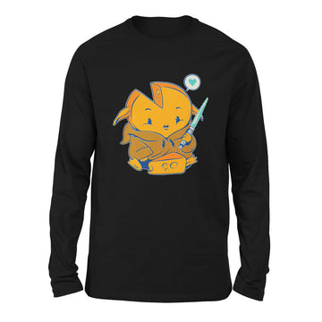 Baby Gouda Men/Unisex Drop Shoulder Sweatshirt in Black color